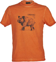 Univers T-shirt in Orange Farbe