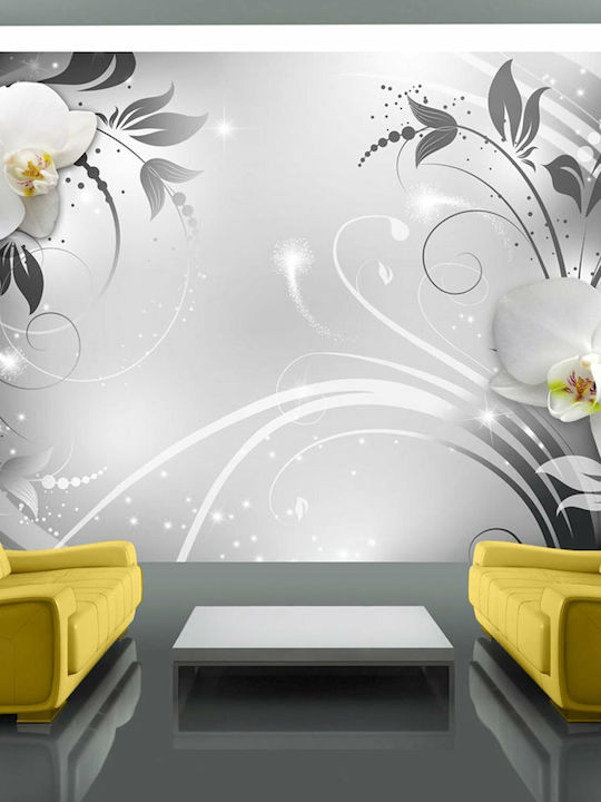 Wall Mural Fabric Silver L350xW245cm