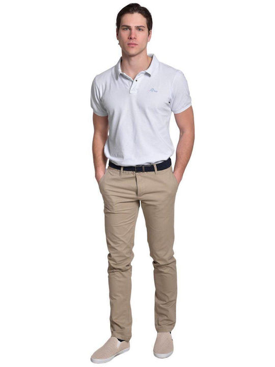 Vcode VC001 Herrenhosen Chinos Schlank Fit Braun