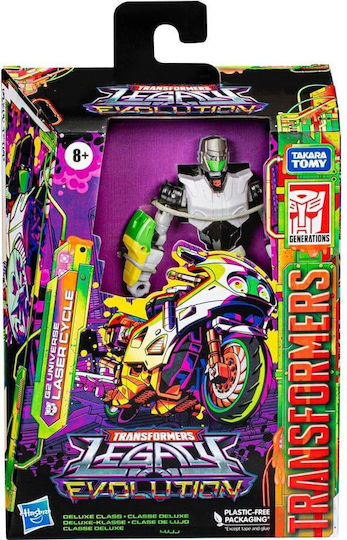 Action-Figur Generations Legacy Evolution Deluxe Class G2 Universe Laser Cycled Transformatoren für 8+ Jahre Jahre 14cm.