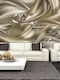 Wall Mural Fabric Gold L300xW210cm