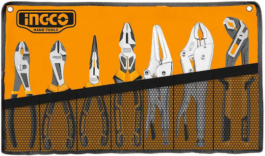 Ingco Pliers set Length 200mm 7pcs