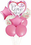 Set of 8 Balloons Foil Birthday-Celebration