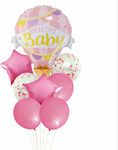 Set of 8 Balloons Foil Birthday-Celebration