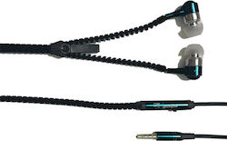ZZiPP In-ear Handsfree με Βύσμα 3.5mm Μαύρο