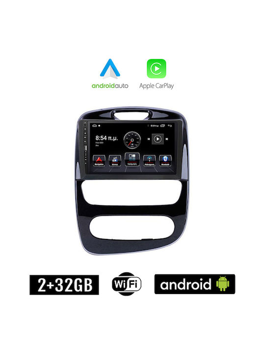 Booma Sistem Audio Auto pentru Renault Clio 2016-2018 (Bluetooth/USB/WiFi/GPS/Apple-Carplay/Android-Auto) cu Ecran Tactil 9"