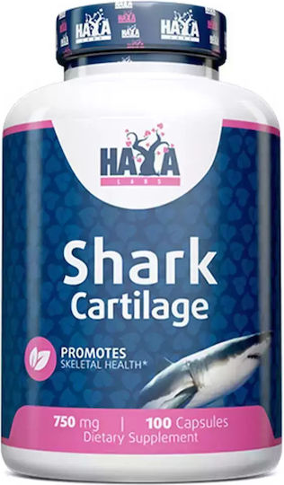 Haya Labs Shark Cartilage 740mg Supplement for Immune System Support 100 Capsules