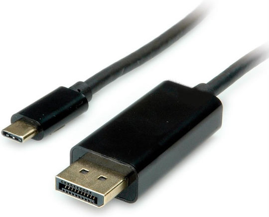 Value Видео Кабел USB-C Мъжки DisplayPort Черен 2м 11.99.5846-10
