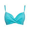 Bluepoint Bikini Bra with Adjustable Straps Turquoise