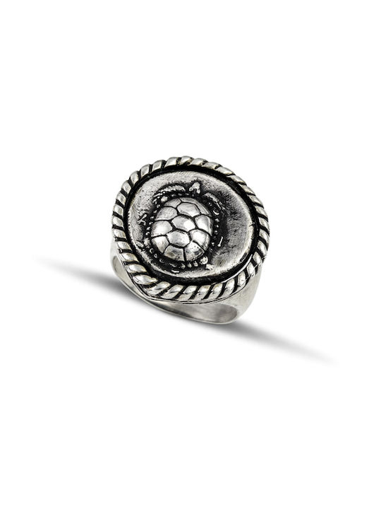 Hillas Men's Silver Ring