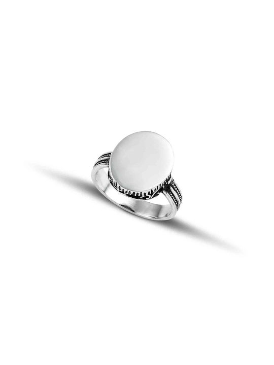 Hillas Men's Silver Ring