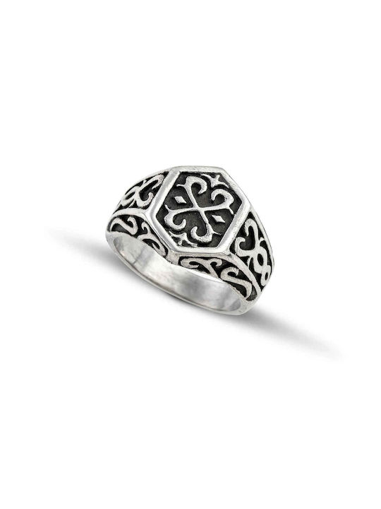 Hillas Men's Silver Ring