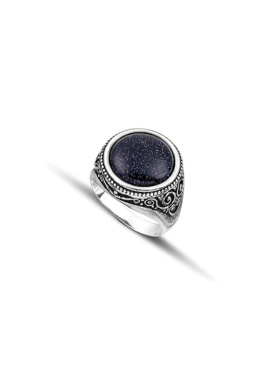 Hillas Men's Silver Ring