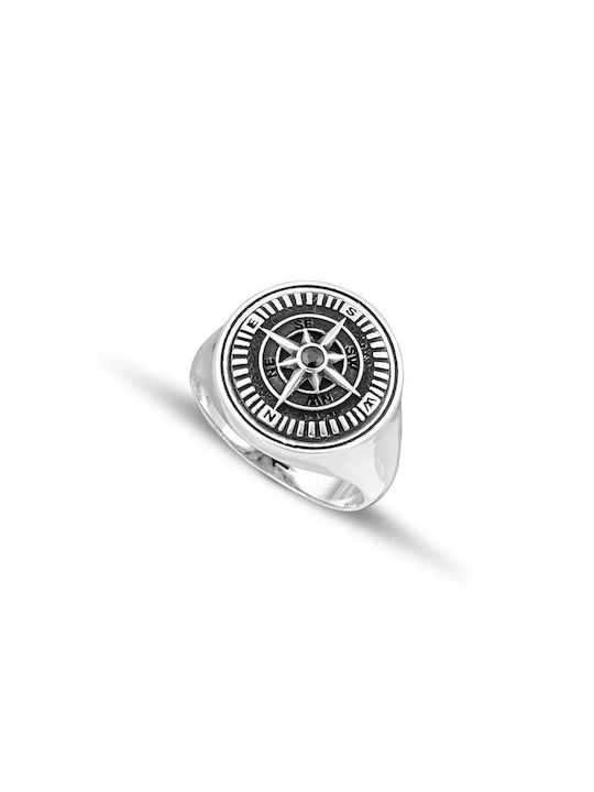 Hillas Men's Silver Ring