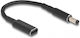 Powertech to 5.5x2.1mm 15cm Converter DC male to USB-C female 1pcs