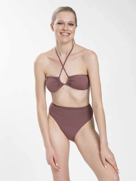 Pretty Me Thoe Strapless Bikini Top Ροζ