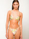 SunsetGo! Bikini Set Triangle Top & Slip Bottom Alice Yellow