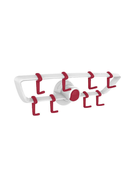 Bama Kitchen Hangers Plastic in White Colour 8.1x29.3x9.4cm