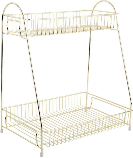 Present Time Metal Tabletop Base 30x20x34.5cm Gold