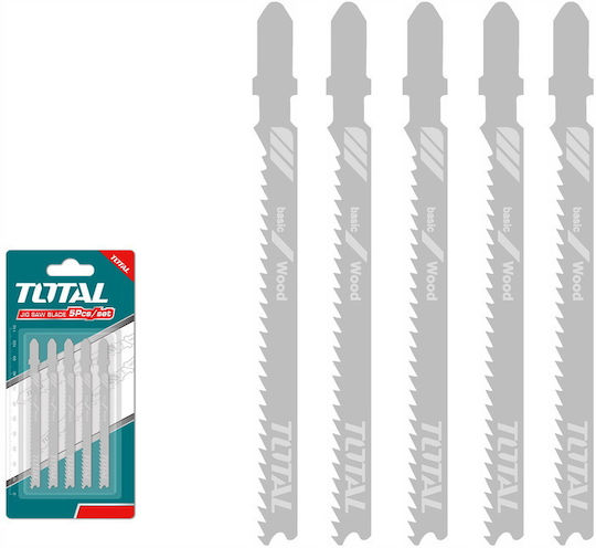 Total Jig Saw Blade for Metal 75mm 5pcs TAC51118A