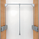 Metal Wardrobe Lift Gray 1pcs