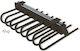 Emuca Metallic Clothes Hanger for Pants Black