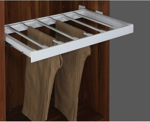 Finetto Wardrobe Hanger for Pants Metallic White 102-254#60#ΣΥΡ 1pcs