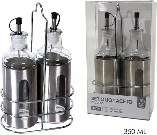 General Trade Set de Ulei și Oțet Sticlă cu Flux 350ml General Trade Set de Ulei și Oțet Sticlă cu Flux 350ml