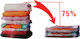 Plastic Storage Bag For Clothes Airtight and with Vacuum 90x120cm 1pcs
