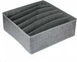 Fabric Drawer Organizer For Clothes in Gray Color 32x32x12cm 1pcs