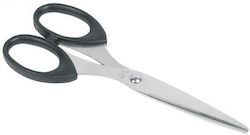 Black Red Scissors with Metallic Blade Black