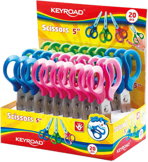 Keyroad Παιδικό Ψαλίδι Χειροτεχνίας 5εκ. με Μεταλλική Λεπίδα (Διάφορα Χρώματα) 1τμχ