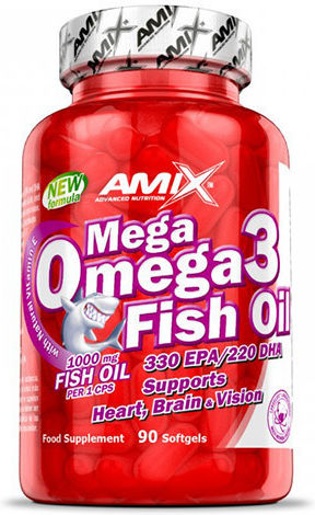 Amix Mega Omega 3 Fish Oil Ιχθυέλαιο 90 μαλακές κάψουλες
