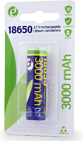 Energenie Επαναφορτιζόμενη Μπαταρία 18650 Li-ion 3000mAh 3.7V 1τμχ