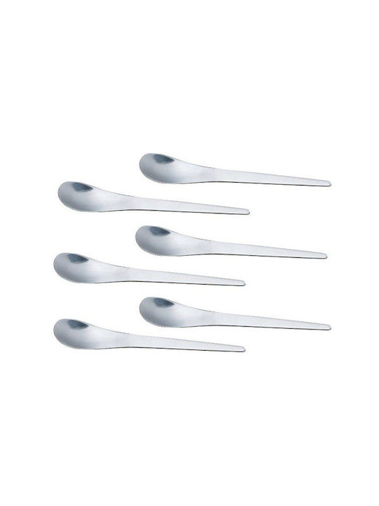 KING Hoff Spoon Set Desert / Ice Cream Stainless Brown 12cm 6pcs