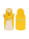 Animal Yellow Waterproof Dog Coat with 35cm Back Length