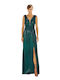 Desiree Summer Maxi Dress with Slit Green