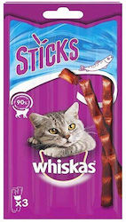 Whiskas sticks Λιχουδιές σε Stick για Ενήλικες Γάτες 3τμχ 18gr