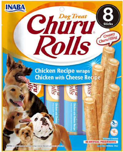 Inaba Churu Cat Treats Stick with Chicken / Cheese for Cat 96g