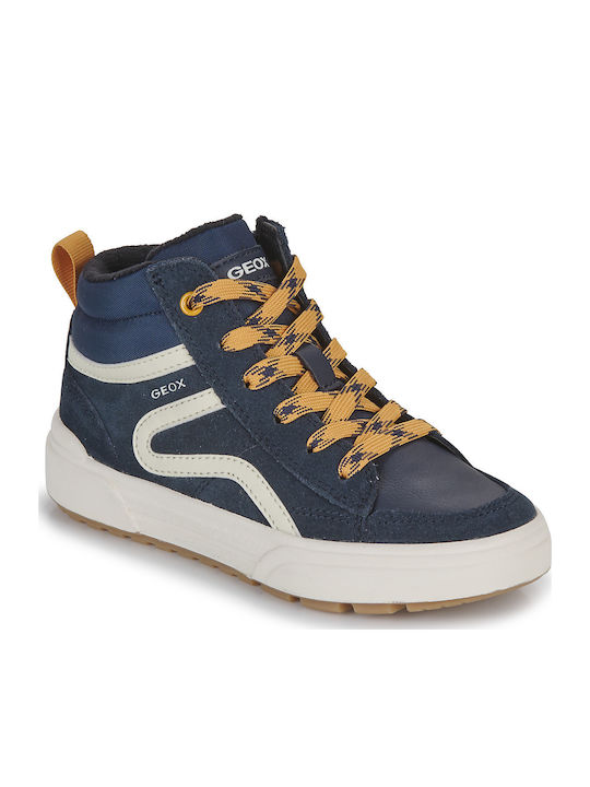 Weemble Παιδικά Sneakers High Ανατομικά Navy Μπλε