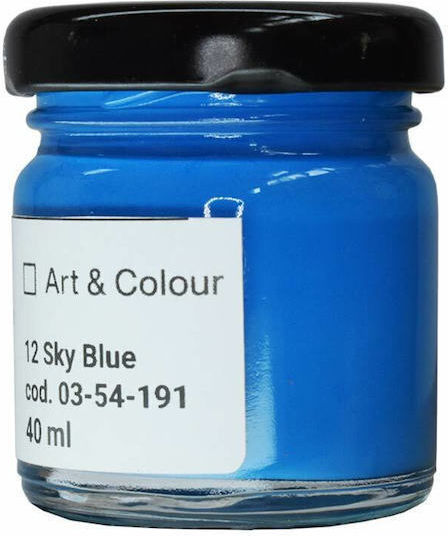 Ferrario Liquid Craft Paint Blau for Fabric 40ml