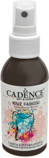 Cadence Υγρό Χρώμα Χειροτεχνίας Καφέ για Ύφασμα 100ml