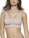 Creaciones Selene Frauen Sport-BHs Sport-BH Beige