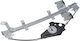 NTY Window Mechanism with installation Front Left Mercedes-Benz V Ford Fiesta EPS-FR-026