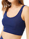 Frauen Sport-BHs Sport-BH Blau