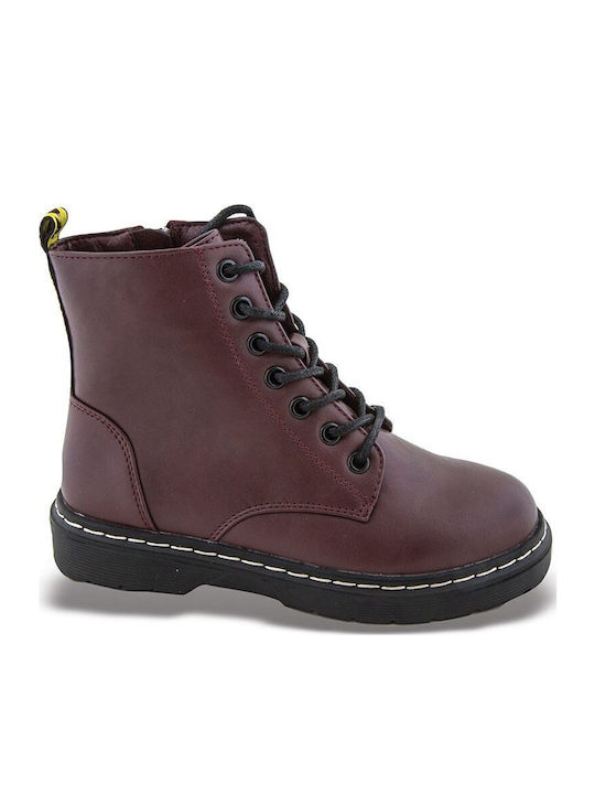 SmartKids Kids Boots with Zipper Burgundy