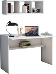 HomeMarkt Office Set 2 Pieces White HM11775.11