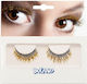 Karneval Wimpern Gold