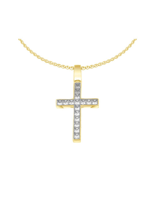 Eforo Femeiesc Aur Cruce 14K