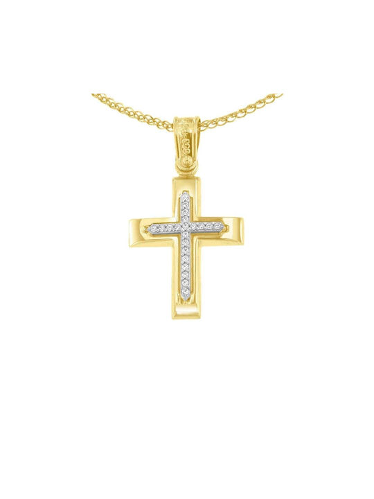 Eforo Femeiesc Aur Cruce 14K